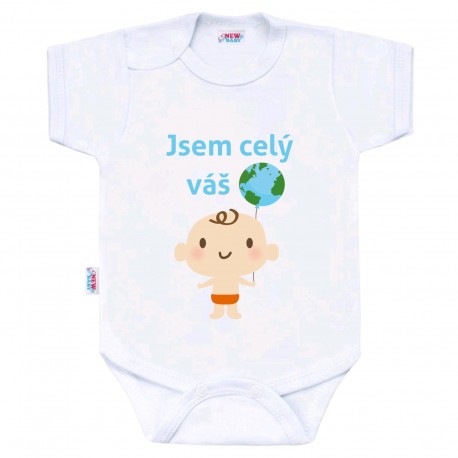 Body s potiskem New Baby Jsem celý váš, Dle obrázku, 62 (3-6m)