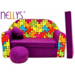 Rozkládací dětská pohovka Nellys ® 68R