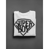 KIDSBEE Super dětská klučičí mikina Super Boy - bílá