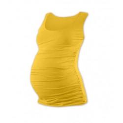 Těhotenský top JOHANKA - žlutooranžová
