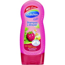 Bübchen dětský šampón a sprchový gel Malina -  230ml