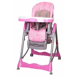 Jídelní židlička COTO BABY Mambo Pink