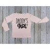 KIDSBEE Dívčí bavlněné tričko Daddy´s Girl - růžové