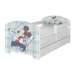 Dětská postel Disney s šuplíkem - Mickey Mouse