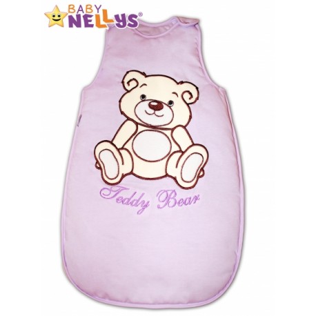 Spací vak TEDDY BEAR Baby Nellys - lila vel. 1