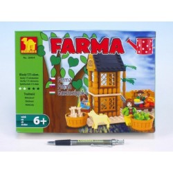 Stavebnice Dromader Farma 28404 173ks v krabici 25,5x18,5x4,5cm