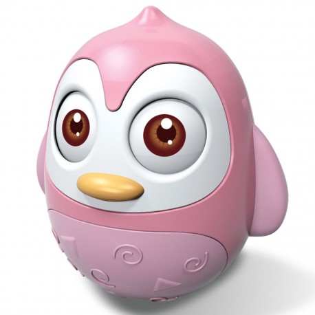 Kývací hračka Bayo tučňák pink, Růžová