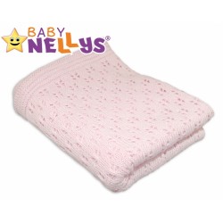 Háčkovaná dečka Baby Nellys ® - růžová