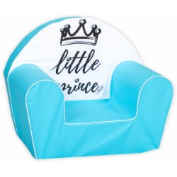 Baby Nellys Dětské křesílko LUX Little Prince, modré