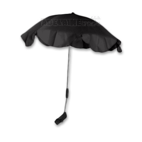 Slunečník, deštník univerzální do kočárku - černý