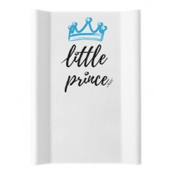 NELLYS Přebalovací podložka , měkká, vyvýšené boky, Little Prince, 50 x 70cm, bílá