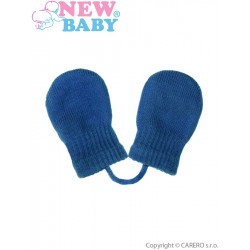 Dětské zimní rukavičky New Baby modré, Modrá, 56 (0-3m)
