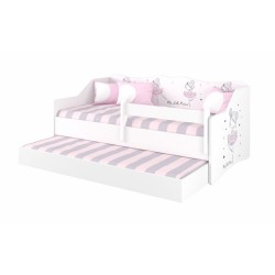 BabyBoo Dětská postel LULU 160 x 80 cm - Baletka