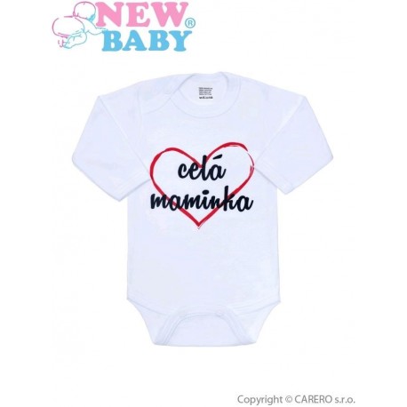 Body s potiskem New Baby celá maminka