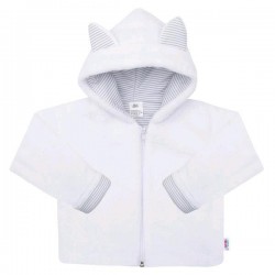 Luxusní dětský zimní kabátek s kapucí New Baby Snowy collection, Bílá, 68 (4-6m)