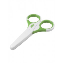 Dětské zdravotní nůžky s krytem Nuk zelené, Zelená