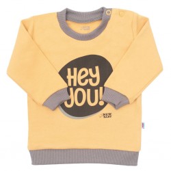 Kojenecké tričko New Baby With Love hořčicové, Žlutá, 62 (3-6m)