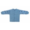 Mamatti Novozenecká bavlněná košilka, kabátek, Vesmír - modrá s potiskem