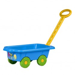 Dětský vozík Vlečka BAYO 45 cm modrý, Modrá
