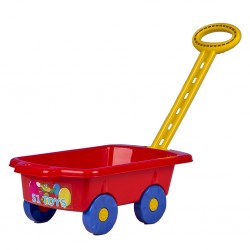 Dětský vozík Vlečka BAYO 45 cm červený, Červená