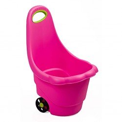 Dětský multifunkční vozík BAYO Sedmikráska 60 cm růžový, Růžová