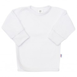 Kojenecká košilka s bočním zapínáním New Baby bílá, Bílá, 62 (3-6m)