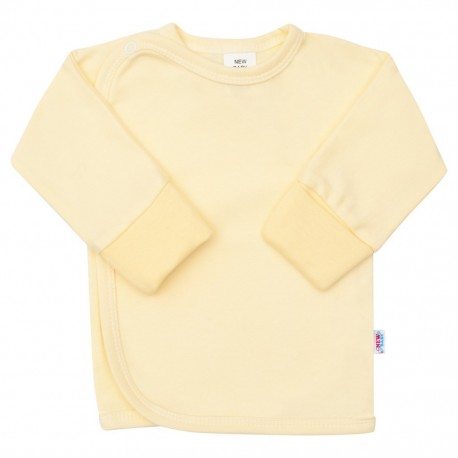 Kojenecká košilka s bočním zapínáním New Baby žlutá, Žlutá, 50