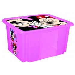 Keeeper Box na hračky Minnie Mouse 24 l - růžový