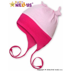 Bavlněná čepička Baby Nellys ® - Dva uzlíčky