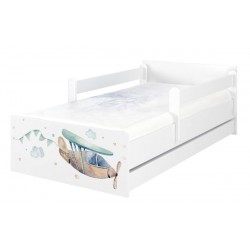 BabyBoo Dětská postel 160 x 80cm - Letadlo MAX