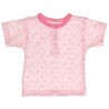 Bavlněné Polo tričko s krátkým rukávem Hvězdičky - růžové