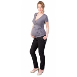 Těhotenské kalhoty Gregx,  Kofri - černé