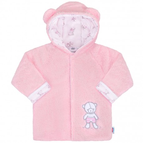 Zimní kabátek New Baby Nice Bear růžový, Růžová, 56 (0-3m)