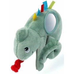 BabyOno Závěsná plyšová hračka se zrcátkem - Chameleon