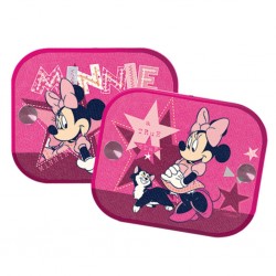 Stínítka do auta 2 ks v balení Minnie Mouse růžová, Růžová