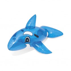 Dětský nafukovací delfín do vody s držadly Bestway modrý, Modrá