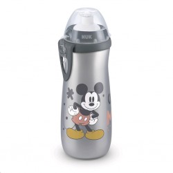 Dětská láhev NUK Sports Cup Disney Cool Mickey 450 ml grey, Šedá