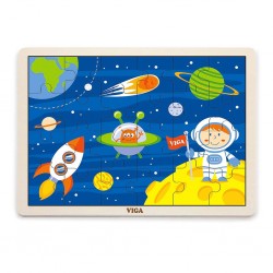 Dětské dřevěné puzzle Viga Cosmos, Multicolor
