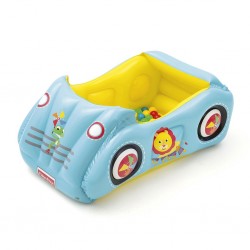 Dětské nafukovací autíčko Fisher-Price s míčky 119x79x51 cm, Multicolor