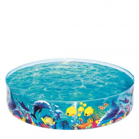 Dětský bazén s pevnou stěnou Bestway moře, Multicolor