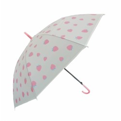 Tulimi Dětský holový deštník Jahoda - růžový