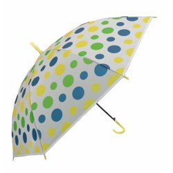 Tulimi Dětský holový deštník Puntík - žlutá, zelená, modrá
