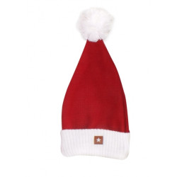 Z&amp;Z Vánoční pletená čepice Baby Santa, červená