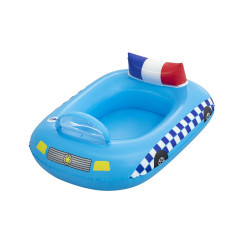 Dětská nafukovací loďka člun se zvukem Bestway Policie 97x74 cm, Modrá