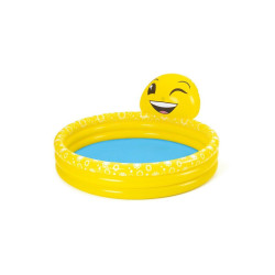 Dětský nafukovací bazén s vodní fontánkou Bestway Smajlík, Žlutá
