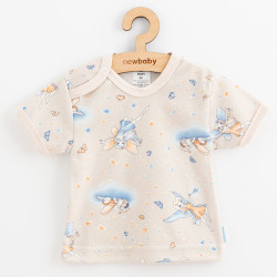 Kojenecké bavlněné tričko s krátkým rukávem New Baby Víla, Dle obrázku, 56 (0-3m)