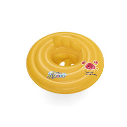 Nafukovací sedací kruh pro nejmenší Bestway Swim Safe Step A 69cm, Žlutá