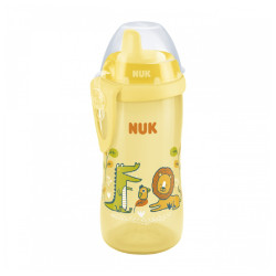 Dětská láhev NUK Kiddy Cup 300 ml žlutá, Žlutá
