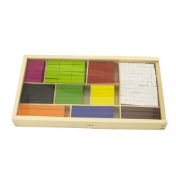 Dřevěné počítací kvádry pro děti, Multicolor