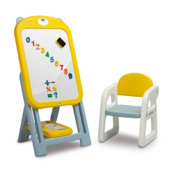 Dětská tabule s křesílkem TED Toyz yellow, Žlutá